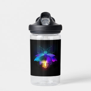 Botella De Agua Neon Firefly en negro
