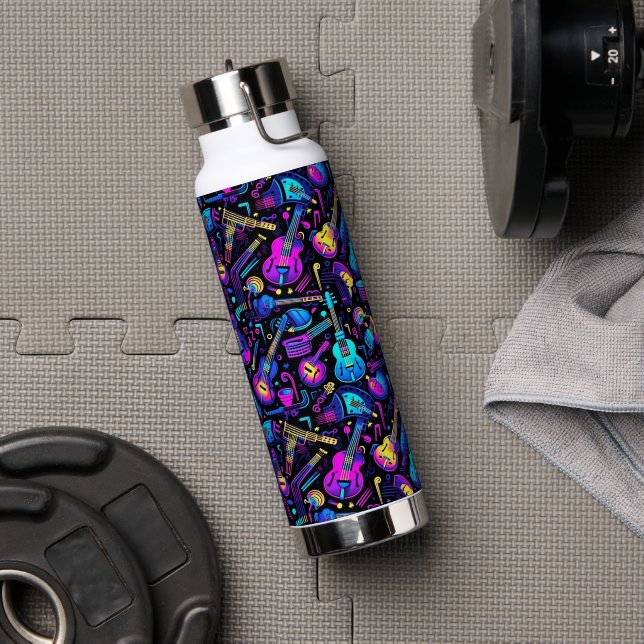 Botella de agua Neon Jam Session (Gimnasio)