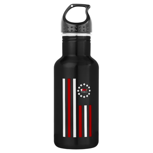 Botella De Agua Nerd - Bandera (Anverso)