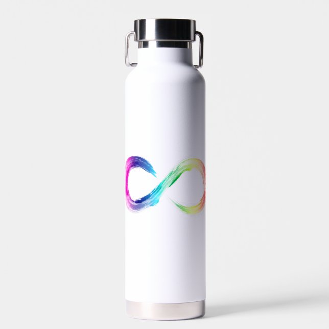 Botella De Agua Neurodiversidad (autismo, adhd, etc.) (Delantero)