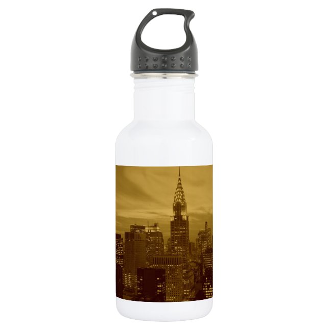Botella De Agua New York Manhattan (Anverso)