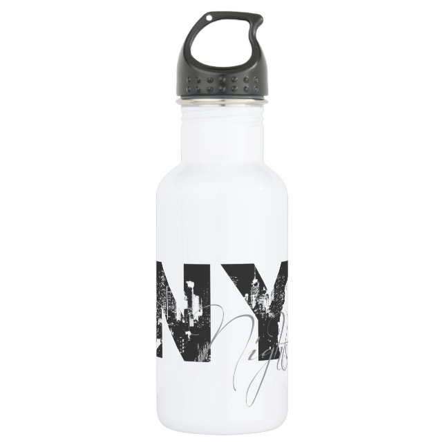 Botella De Agua New York Nights (Anverso)