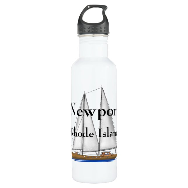 Botella De Agua Newport Rhode Island (Anverso)