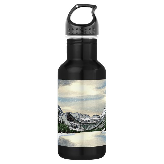 Botella De Agua Nieve glaciar (Anverso)