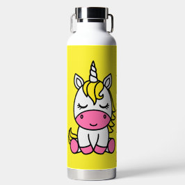 Botella De Agua Niñas Unicornio Regresan A La Escuela