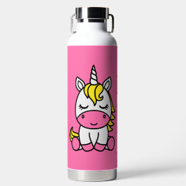 Botella De Agua Niñas Unicornio Regresan A La Escuela