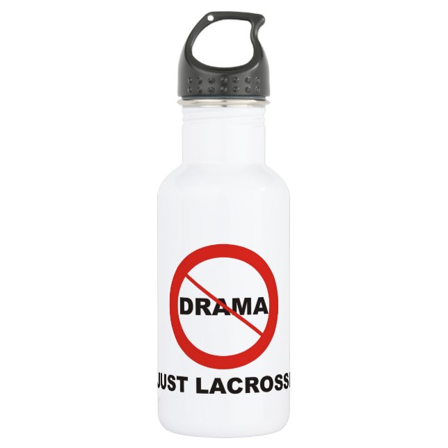 Botella De Agua Ningún drama apenas LaCrosse (Anverso)
