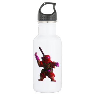 Botella De Agua Ninja en rojo