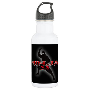 Botella De Agua Ninja Silhouette