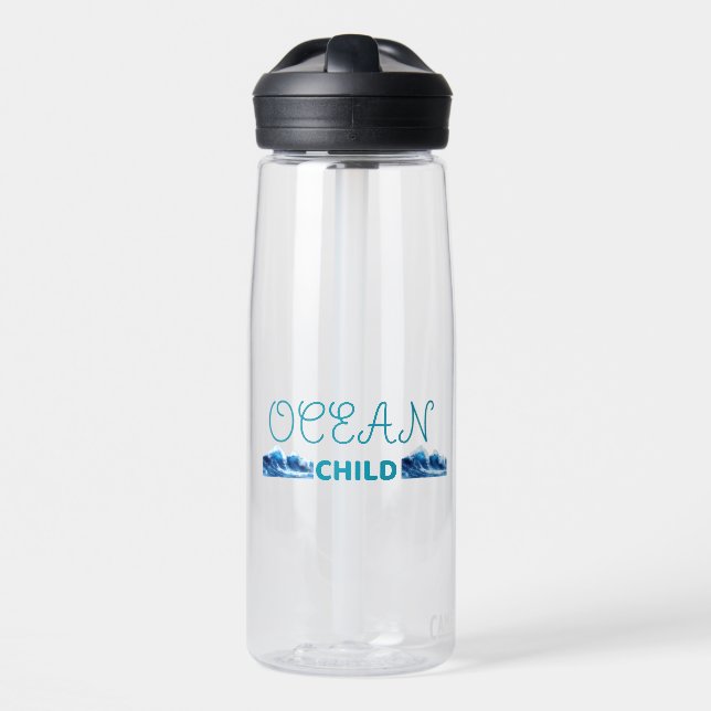 Botella De Agua Niño del Océano Adorable  (Delante)