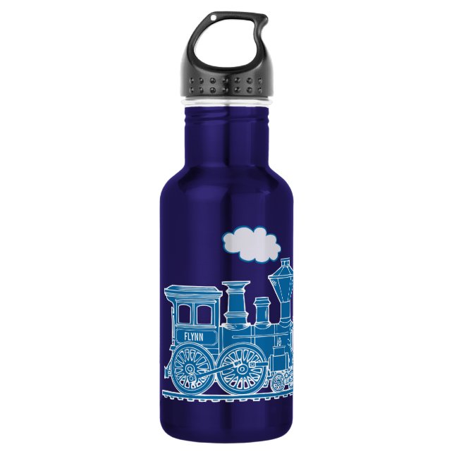 Botella De Agua Niños del tren azul llaman botella de bebidas amar (Anverso)
