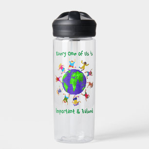 Botella De Agua Niños importantes y valiosos