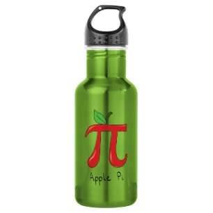 Botella De Agua Niños maestros Apple Pi Cute Math