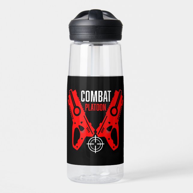 Botella De Agua Niños Navidades de la batalla de juguetes (Delante)