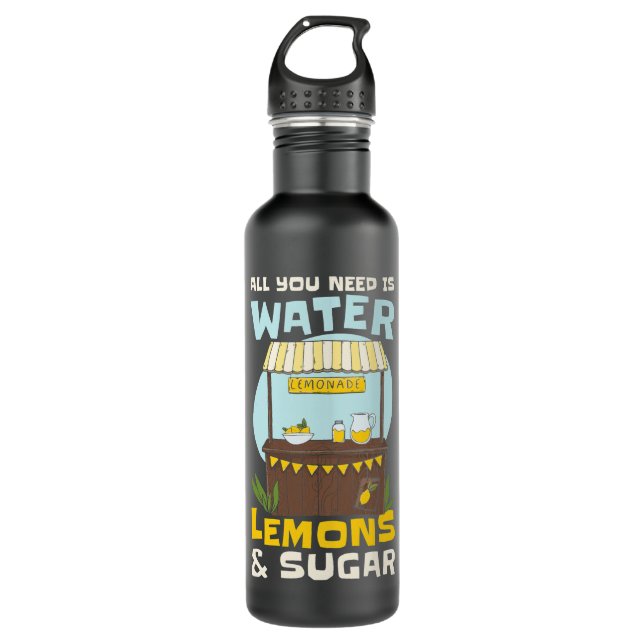Botella De Agua Niños niños Lemonade Stand Jugo de Limón (Anverso)