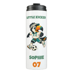 Botella de Agua Niños Nombre Personalizado Fútbol