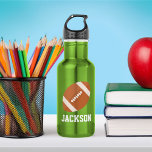 Botella De Agua Niños Personalizados de fútbol<br><div class="desc">Diseño personalizado para deportistas y aficionados al deporte.</div>