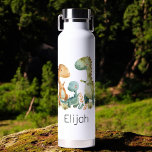 Botella De Agua Niños personalizados de la familia de los dinosaur<br><div class="desc">Haga que la hidratación sea divertida con nuestra familia de dinosaurios Cute Niños Personalizados Botella de Agua! Esta botella de agua, con sus adorables ilustraciones de dinosaurios, es perfecta para los jóvenes amantes del dino. Personalízalo con el nombre de su hijo para un toque especial. Elaborado con materiales de alta...</div>