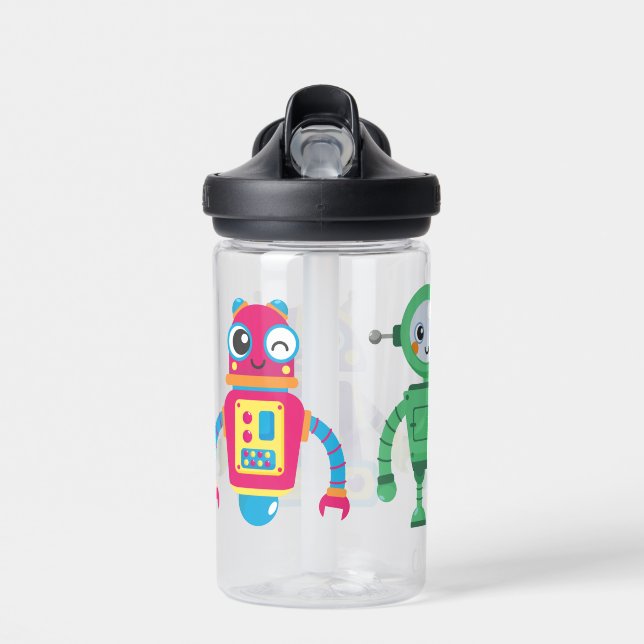 Botella De Agua Niños robos pequeños (Delante)