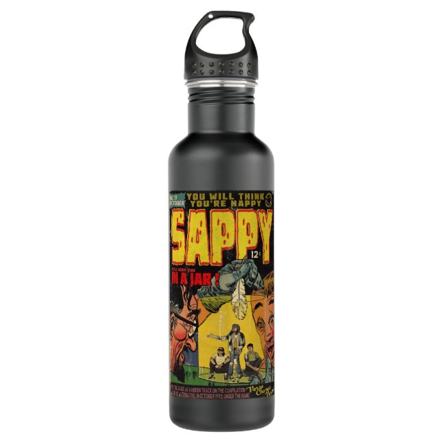 Botella De Agua Nirvana - Sappy Comic Book Parody Classic (Anverso)
