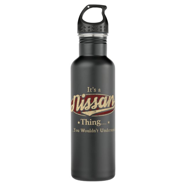 Botella De Agua Nissan Name Water Bottle Gift (Anverso)