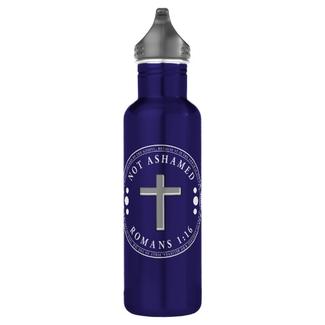 Botella De Agua No avergonzado del verso cristiano gospel (Derecha)