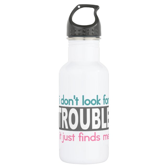 Botella De Agua No Busco Problemas (Anverso)
