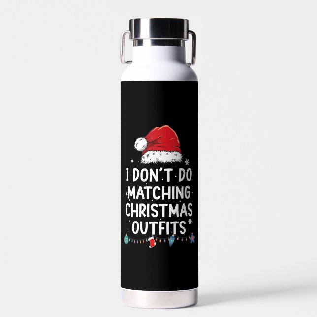 Botella De Agua No comparo Navidades con ropa, pero sí (Delantero)