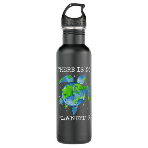Botella De Agua No Hay Diseño De Tortuga Planeta B Regalos Del Día