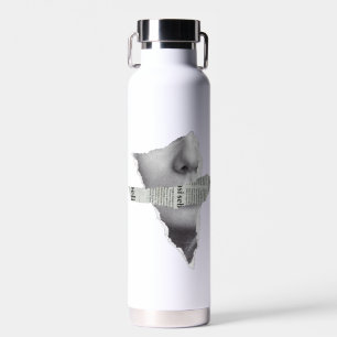 Botella De Agua No hay noticias aquí.bw