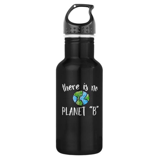 Botella De Agua No hay planeta B (Anverso)