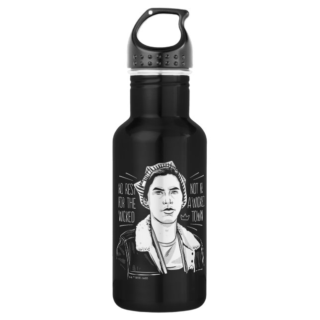 Botella De Agua No Hay Resto Para Los Malvados (Anverso)