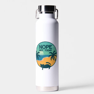 Botella De Agua no, hoy no, gato diseño para amantes de los gato