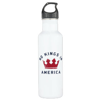 Botella De Agua No Kings In America Anti Fascism USA Classic
