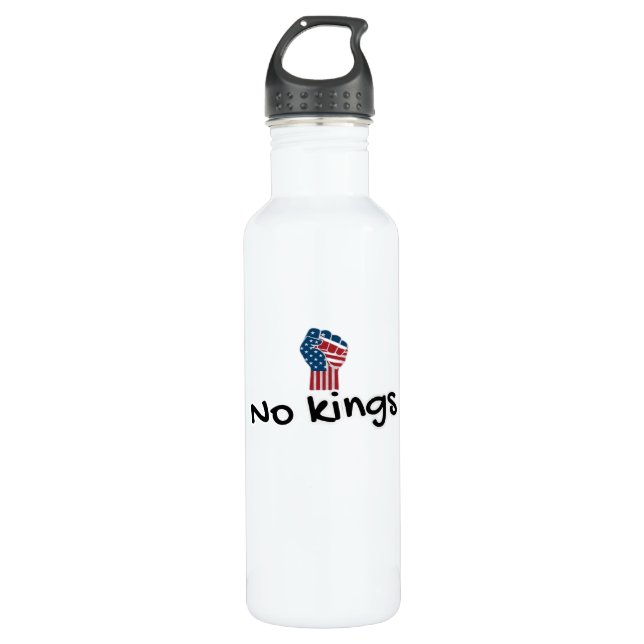 Botella De Agua No Kings In America Classic Minimal Clean (Anverso)