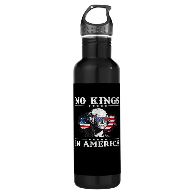 Botella De Agua No Kings In America Doge Classic Funny Meme (Anverso)