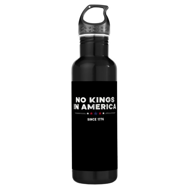 Botella De Agua No Kings In America Doge Classic Trendy Graphic (Anverso)