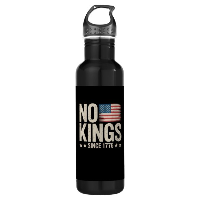 Botella De Agua No Kings In America Since 1776 Freedom Spirit Look (Anverso)