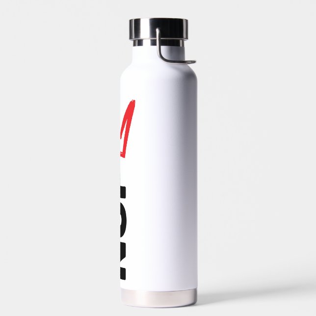 Botella De Agua No Kings NOPE Keychain (Izquierdo)