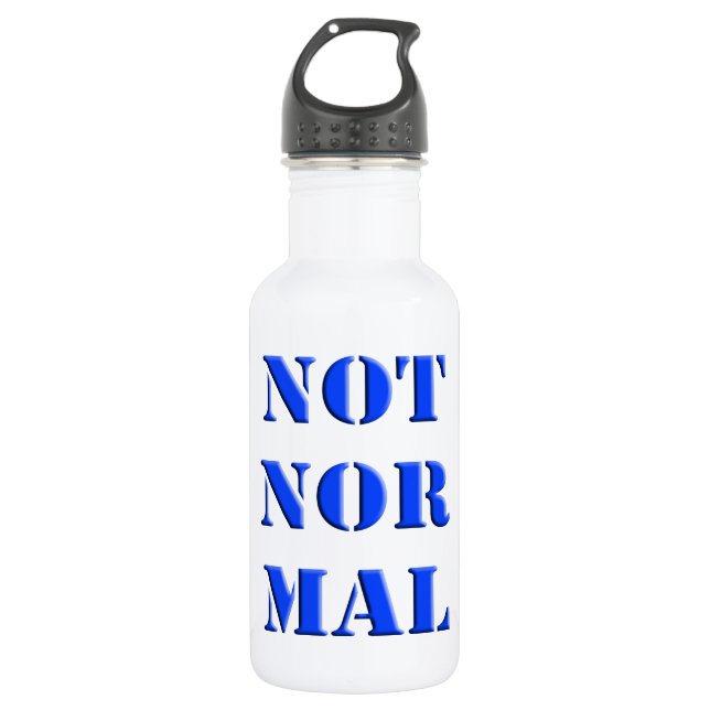 Botella De Agua No normal (Anverso)