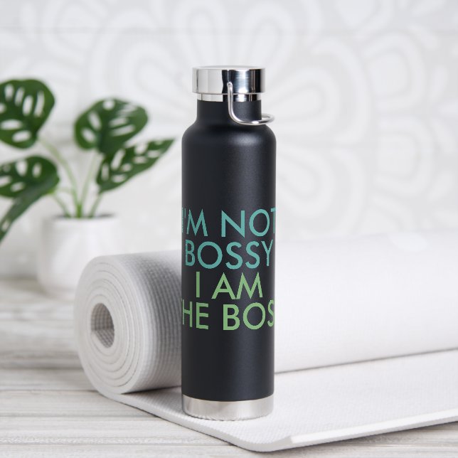 Botella De Agua No soy jefe, soy el jefe diciendo (Yoga)