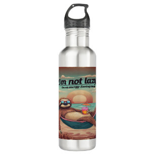 Botella De Agua No soy perezoso, estoy en el modo de ahorro de ene