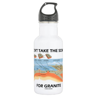 Botella De Agua No tome el esquisto para el granito (el humor de