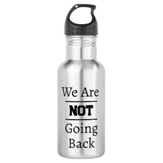 Botella De Agua "No Vamos a Volver" Frase