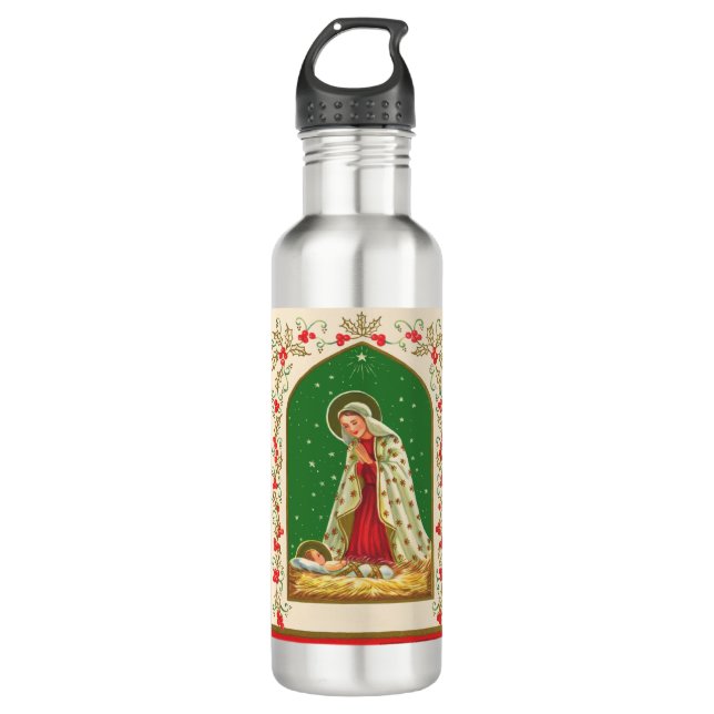 Botella De Agua NOB165 Maria y bebé Jesus.tif (Anverso)