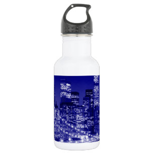 Botella De Agua Noche azul de Nueva York