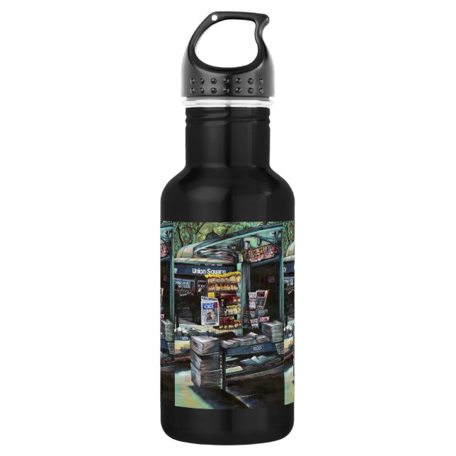 Botella De Agua Noche de crisocolia, Union Square, NYC (Anverso)