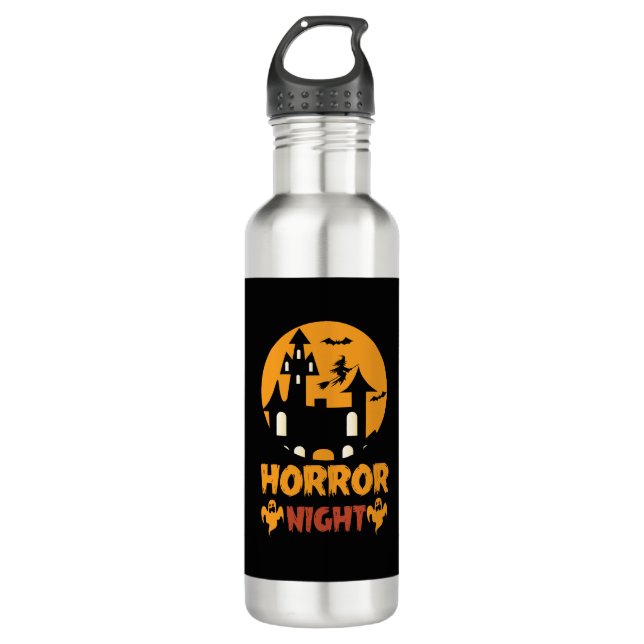 Botella De Agua Noche de horror Halloween (Anverso)