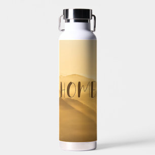 Botella De Agua Noche de niebla de oro capas de oro de amanecer ci