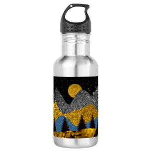 Botella De Agua Noche de oro